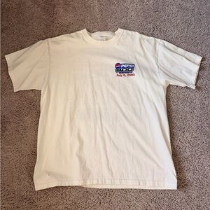 Pepsi 400 July 5, 2003 White Graphic T‑Shirt